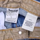 Timberland Boys Blue Denim Shorts Size 8 Medium Wash Contrast Stitching Casual