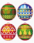 Christmas Ornaments 139cs Crafting Spark Counted Cross-stitch Kit