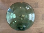 Vintage Large Japanese Green Glass Fishing Float Buoy Ball 13  Diameter