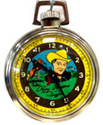 1959 Bradley Roy Roger   s   Trigger Pocket Watch In Box