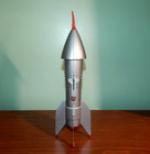 Astro Mfg Rocket Space Ship Mechanical Bank 1957 Berzac Creation W  Tip