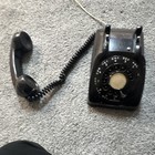 Automatic Electric Monophone N 810 Bsl Black Rotary Desk Telephone