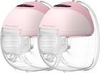 Mommed Wearable Breast Pump S21 Pink Double Electric 24mm Leak-proof New Sealed 