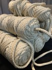 Lot Of 6 Skeins  Polyester Macrame Cord In Natural Beige Color Boho