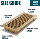 Floor Register 4x10  10 Pack Brown Floor Register Vents heavy Duty Steel Walkabl