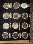 Eisenhower Dollar Set 1971-1978  Morgan Mint W cherrywood Case  32 Coins 