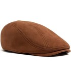 Hat Herringbone Ivy Hat Wool Stripe Gatsby Cap Golf Driving Flat Cabbie Newsboy