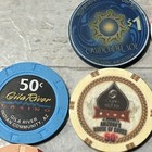 Vintage Lot Of 10 Arizona Casino Poker Chips Buckys Gila River Del Sol