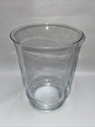 Clear Glass Flower Vase 7    Not Marked
