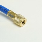 Yellow Jacket 22260 Plus Ii 1 4  Blue Hvac Charging Hose 60  With Anti-back Flow