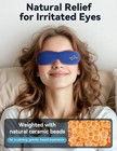 Heated Eye Mask - Microwave Hot warm Compress For Dry Eyes  Stye  Chalazion     