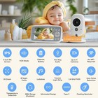 Boifun Baby Monitor No Wifi - 4    Ips 720p Hd Camera With Night Vision  Vox Mode