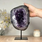 Beautiful Natural Large Amethyst Geode With Agate Shell  Mws1771