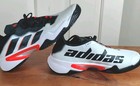 Adidas Barricade 12 Tennis Shoes Mens 10 White Black Solar Red Gw2964 Court