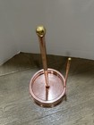 Williams Sonoma Solid Copper Paper Towel Holder Vintage Great Condition