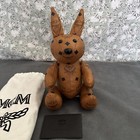 Authentic Mcm Rabbit Doll Plush Doll Cognac Visetos Canvas