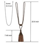 Curtain Tiebacks Handmade Elegant Curtain Tie Backs Holdbacks With Tassel For   