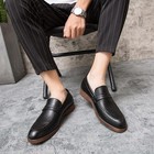 Fashion Men s Outdoor Shoes Faux Leather Dress Casual Slip On Round Toe Oxfords