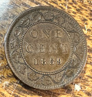 1859 Canada Cent Nice Original Xf Chrc