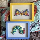 Carter   s Eric Carle Very Hungry Caterpillar   Butterfly Nursery Frames Set Htf