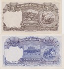 Lots Of 2 The Farmers Bank Of China 1  5 Yuan Banknotes  Issued In 1941    Un