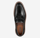 Johnston   Murphy Upton Penny Loafer Men s Black Full Grain Width M Authentic