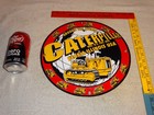 Vintage Caterpillar Tractors Around World 11 3 4  Porcelain Metal Gas   Oil Sign