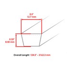 1 2  X 124 1 2  Deck Belt For Mtd 46  Deck Belt 754-04325 954-04325