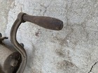 Antique Cast Iron Tobacco Shredder Grinder Chopper hand Crank Pat  March 15 1859