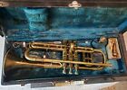 Vintage 1936 C g  Conn Trumpet With Case And 3 Mouthpieces - Collectible  