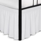 Biscaynebay Wrap Around Bed Skirts With Split Corners For King Beds 15  Drop  Wh