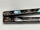 Vintage Japanese Tea Garden Mother Of Pearl Inlay Chopsticks