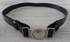 Belt Scout  Lily British Scout  Leather  Size 117 X 3 Cm  46 X 1 2 In   Used  Uk