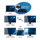 Orei Splitextend Hdmi Splitter Extender For Dual Extended Display  usbc2hdmi2 