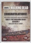 2017 Topps The Walking Dead Season 7 Walkers Relic Walker  r-w2 0fr5