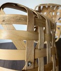 Set Of 2 Farmhouse Tobacco Style Baskets     Rectangular Wall Baskets 15    X 12   
