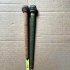 2- Antique Vintage Wooden Textile Spools Bobbins Spindles Quills