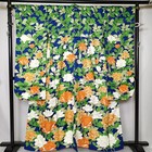 Furisode Kimono Robe Bold Red   White Peony Flowers Elegant Japanese Design 9885
