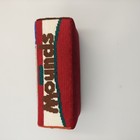 Door Stop Needlepoint 6 Sided Covered Brick - Chocolate   Candy         