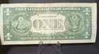 2017  1 Federal Reserve Note Ink Contamination Serial Numbers Filled In Star
