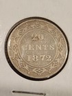 1872h Newfoundland 20 Cents Silver Coin