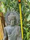 Large Antique Burmese Bronze Buddha Statue 135cm     Rare Temple Style