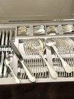 Christofle Perles Silverplated Flatware Set 48 Pcs For 12 People New  Condition