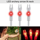 6 12pcs Automatically Led Lighted Shooting Nocks Archery Arrow Nock Tail 6 2mm