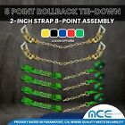 8 Point Roll Back Tie Down System W  Chain Ends For Car Hauler Carrier Tow Truck