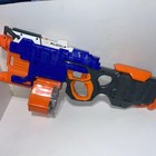Nerf N-strike Hyperfire Elite Motorized Dart Blaster Gun With Drum Mag 25 Darts