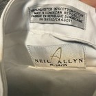 Neil Allyn Mens Tuxedo Shirt Size Xl 34 35 White Long Sleeve Button Up