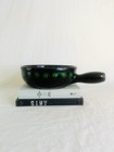 Vintage Ceramic Fondue Pot With Retro Floral Green Accents - Swiss Landert 24