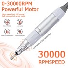 Acrylic Nail Drill-electric Nail Drill 30000 Rpm Electric Nail File With Foot   
