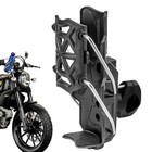 Motorcycle Adjustable Handlebar Cup Holder Mount Drink Water Bottle For Bike